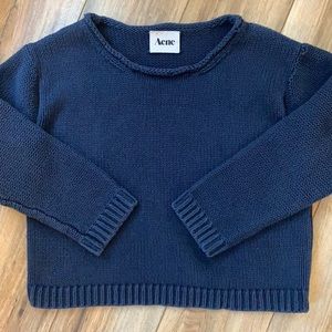 Acne Blue knitted sweater